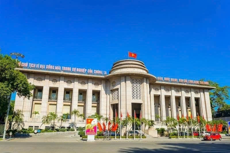 The headquarters of the State Bank of Vietnam in Hanoi