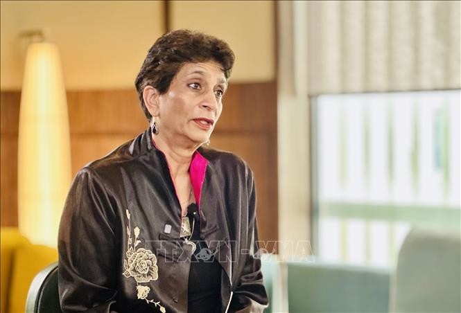 UN Assistant Secretary-General and Regional Director for UNDP in Asia and the Pacific Kanni Wignaraja. (Photo: VNA)