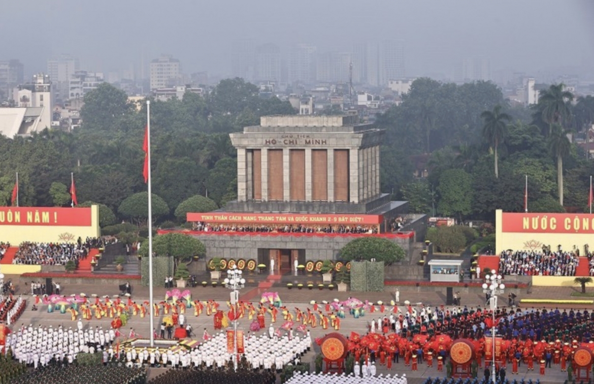 The grand ceremony at Ba Dinh Square on September 2. (Photo: VNA)