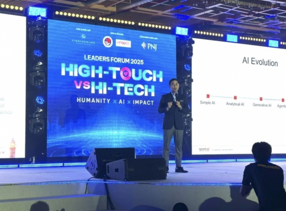 Speakers share their insights at the HCMC Business Summit 2025 (Photo: thanhnien.vn )