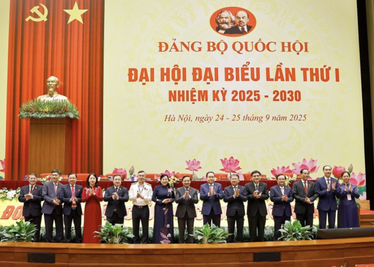 Delegates at the preparatory session of the 1st congress of the National Assembly Party Organisation for the 2025 – 2030 tenure in Hanoi on September 24 , 2025 (Photo: VNA)