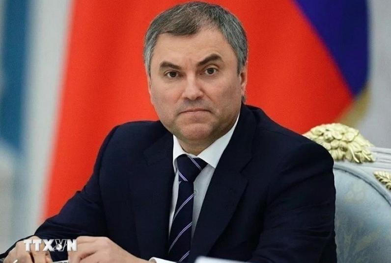 Chairman of the State Duma of the Russian Federal Vyacheslav Volodin will pay an official visit to Vietnam from September 28-29. (Photo: VNA)