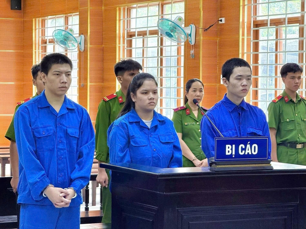 Three Chinese nationals in the courtroom. (Photo: TPO)