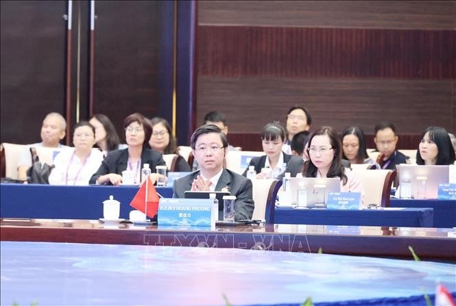 Deputy Minister of Science and Technology Bui Hoang Phuong at the ASEAN-China ministerial roundtable on AI held in Nanning on September 18.