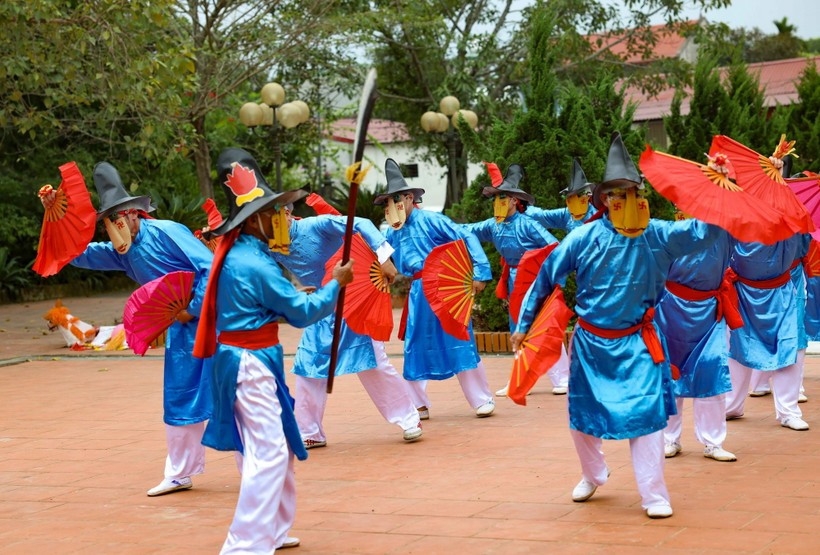 Xuan Pha dance is named in the list of National Intangible Cultural Heritage (Photo: VNA)