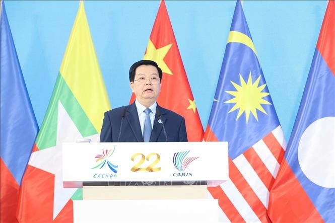 Deputy Prime Minister Mai Van Chinh speaks at the opening ceremony. (Photo: VNA)