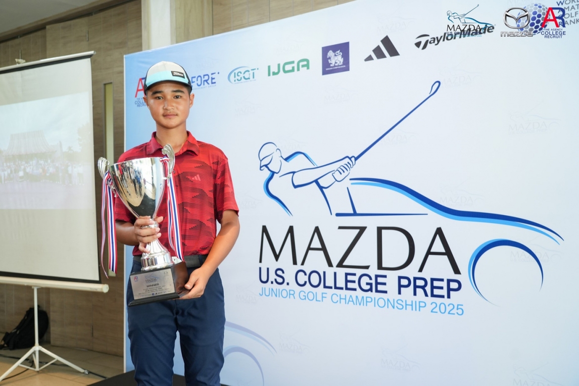 Duc Khang wins Middle School Boys division of the Mazda US College Prep Jr. Golf Championship 2025
(Photo: tienphong.vn)
