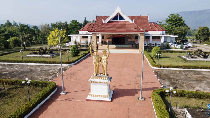 The Laos – Vietnam Combatant Alliance Museum in Dong village, Sepon district in the Lao province of Savannakhet