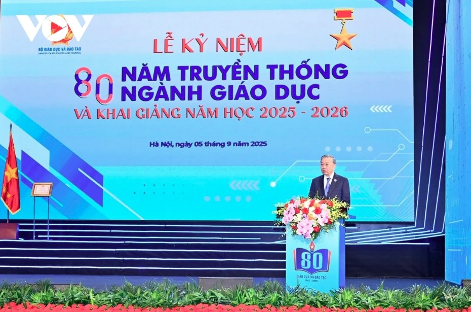 General Secretary To Lam says "Our has always recognized education and training as a top national policy, a key driver that determines the nation’s future"