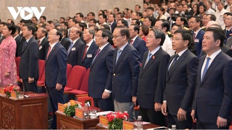 PM Pham Minh Chinh, Party and State leaders, along with international guests attend VOV’s 80th founding anniversary