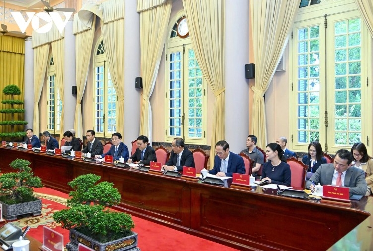 President Luong Cuong receives UN Resident Coordinator and heads of UN agencies in Vietnam