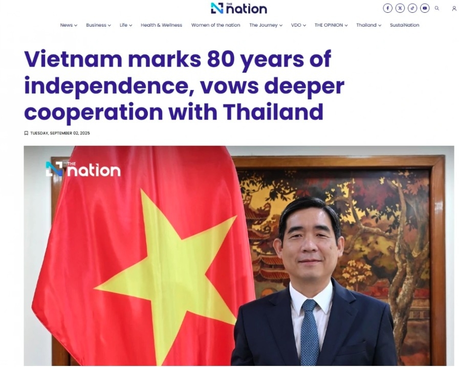 Screenshot of The Nation article