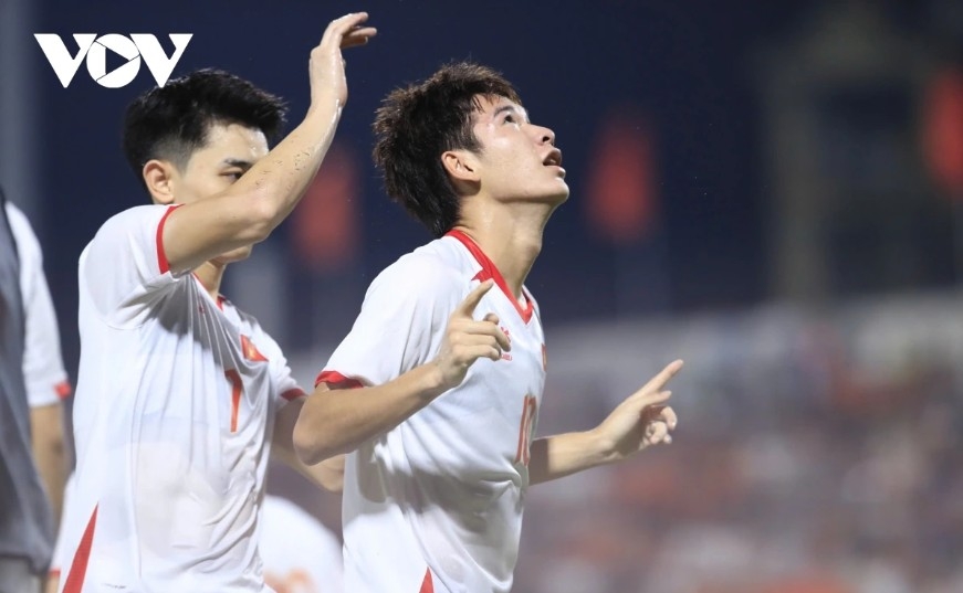 Van Thuan shines at the right moment to clinch a 1-0 victory for U23 Vietnam