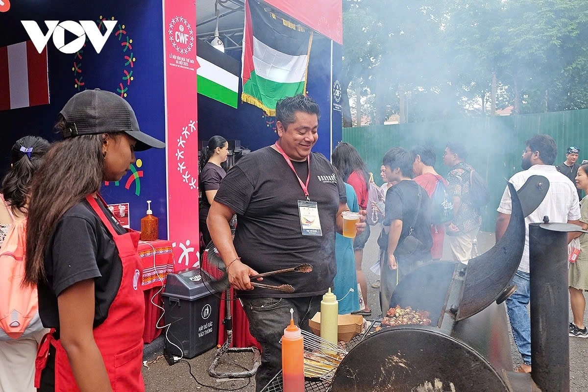 A wide variety of street foods are introduced and served to visitors at the festival.