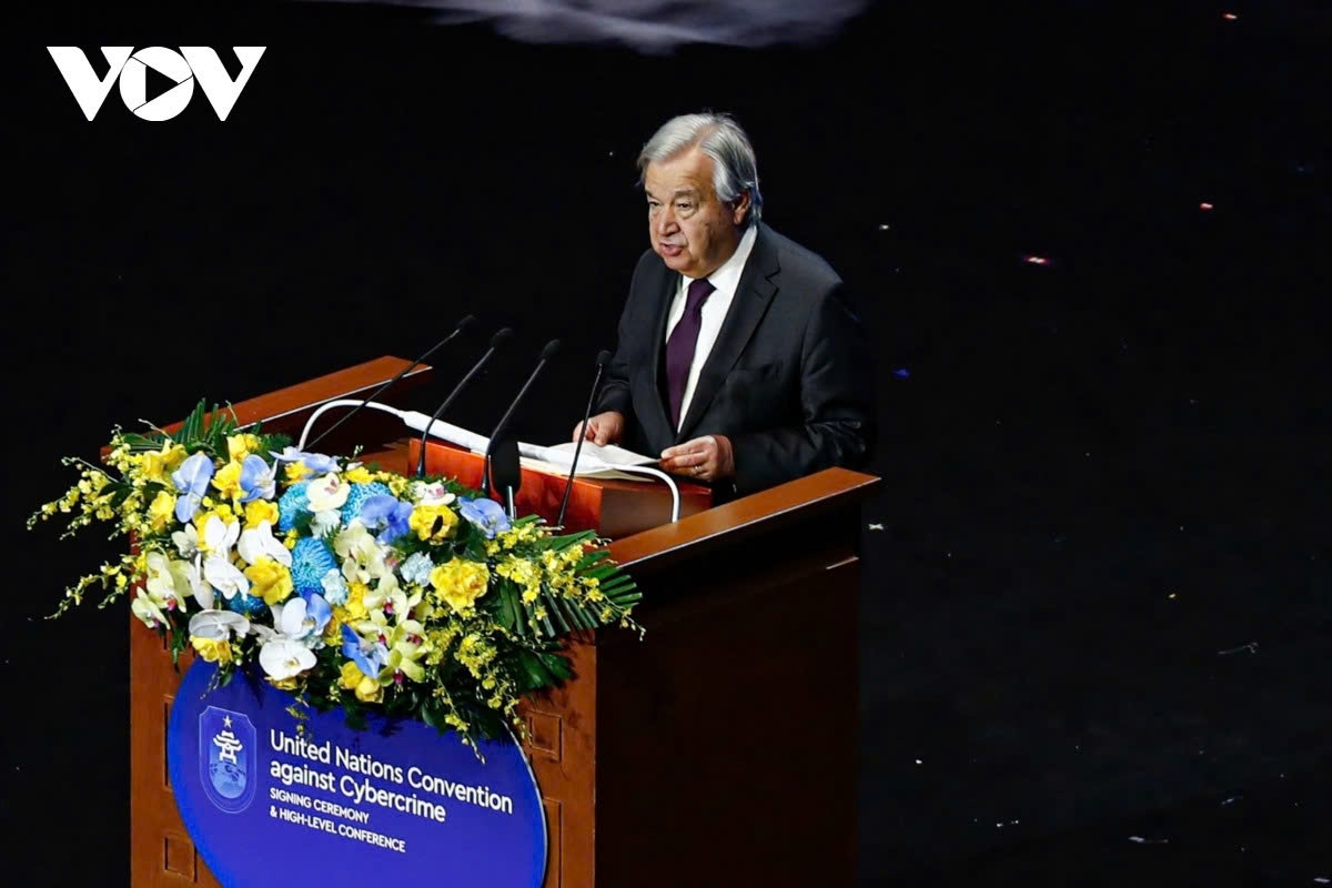 Meanwhile, United Nations Secretary-General Antonio Guterres says that the successful signing of the Convention marks an important milestone in the joint journey toward a safer digital world. He stresses that the true strength of the Convention lies in turning signatures into concrete actions, adding that it is the responsibility of member states to translate today’s commitments into reality and work together to build a secure cyberspace for all.