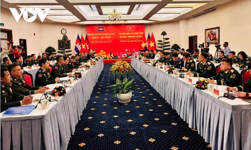 At the 8th Vietnam-Cambodia Defence Policy Dialogue in Ho Chi Minh City