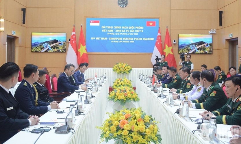 The 16th Vietnam-Singapore Defence Policy Dialogue (Photo: qdnd.vn)