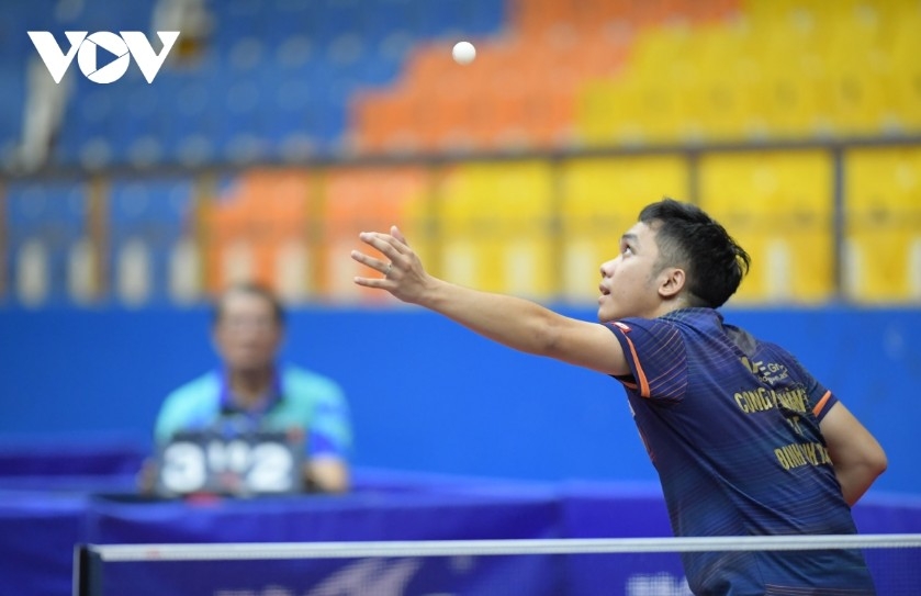 Dinh Anh Hoang secures top spot in Vietnam men’s table tennis