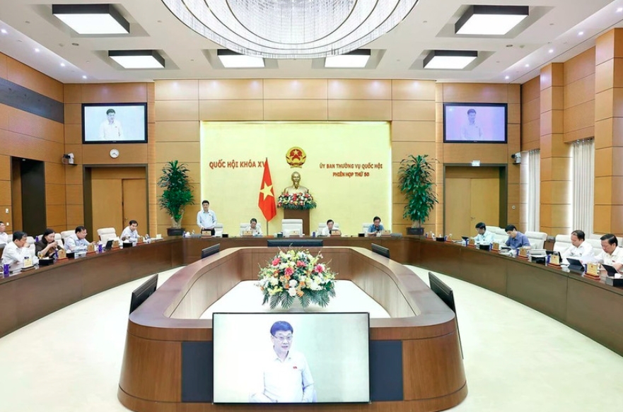 An overview of the National Assembly (NA) Standing Committee's 50th session. (Photo: VNA)