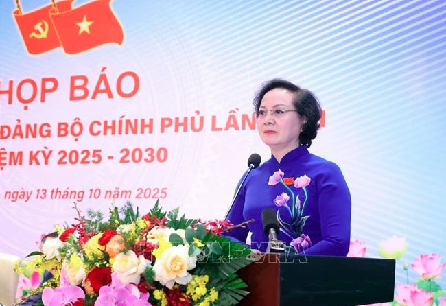 Minister of Home Affairs Pham Thi Thanh Tra (Photo: VNA)