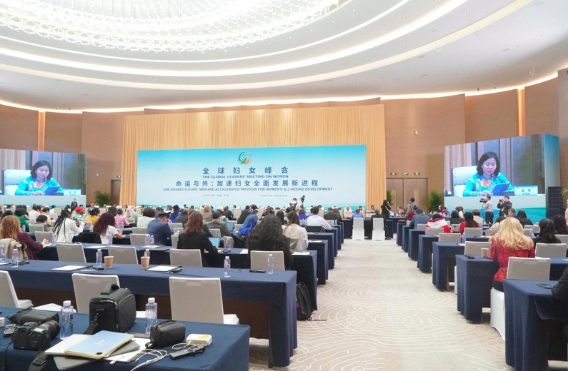 Vietnam Women’s Union Chairwoman Nguyen Thi Tuyen attends Global Leaders’ Meeting on Women. (Photo published by VNA)