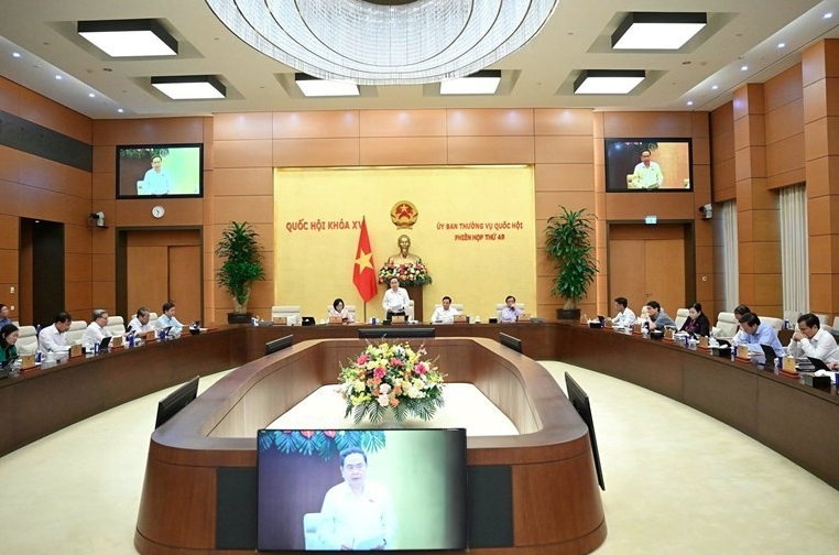 A view of the 49th session of the National Assembly Standing Committee. (Photo: the National Assembly)