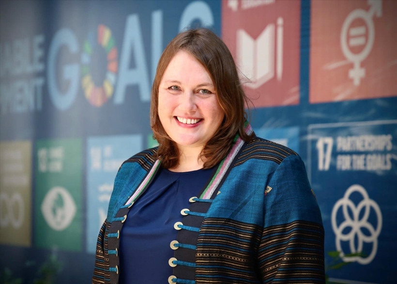 Chief of Mission of the International Organisation for Migration (IOM) in Vietnam Kendra Rinas