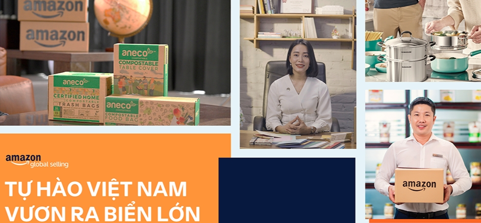 More than half of Vietnamese businesses participating in the Vietnam National Pavilion on global e-commerce platforms secure large export orders (Illustrative image)