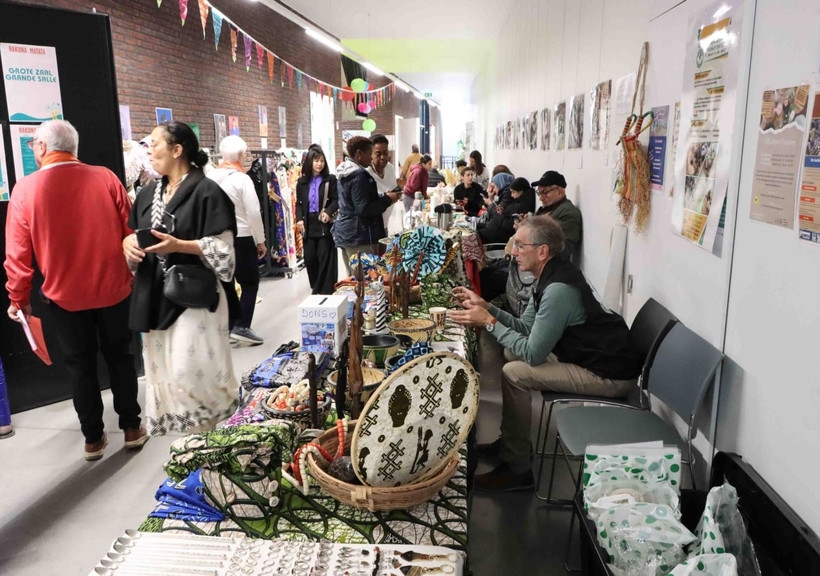 Communities at the festival showcase distinctive cultural products from their countries.