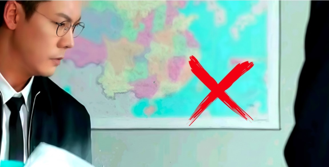 VieON, FPT Play remove Chinese film Love's Ambition with nine-dash line scene. (Image source: tuoitre.vn)