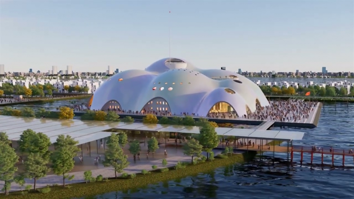 Hanoi’s floating opera house seen as a new cultural symbol of Vietnam  (Image source of Sun Group)