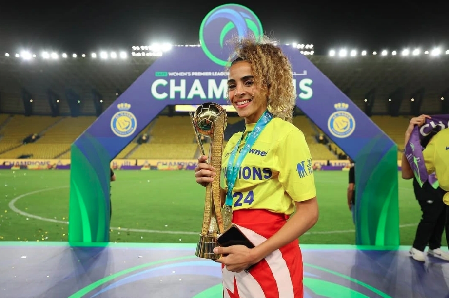 Ouni Samia in Al-Nassr jersey wins the Saudi Women's Premier League
 (Photo: Saudi Women's Premier League)
