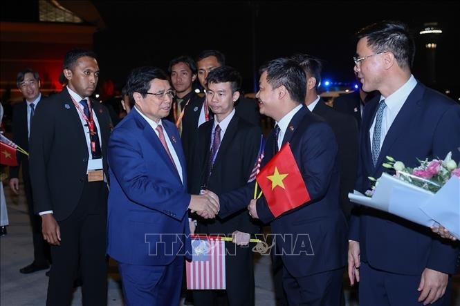 Prime Minister Pham Minh Chinh concludes Malaysia trip for the 47th ASEAN Summit (Photo: VNA)