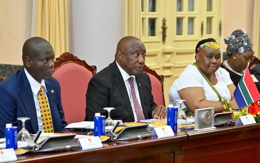 South African President Cyril Ramaphosa