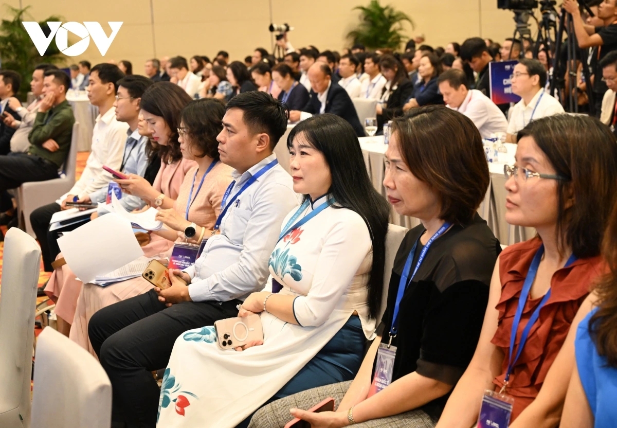 Delegates attend the programme