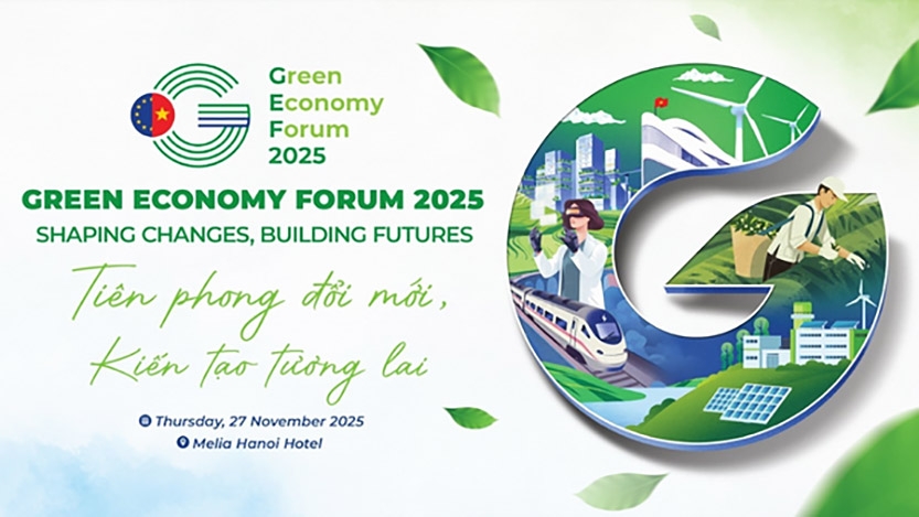 The European Chamber of Commerce in Vietnam (EuroCham) will host the Green Economy Forum 2025 themed Shaping Changes, Building Futures in Hanoi on November 27. (Photo: EuroCham)