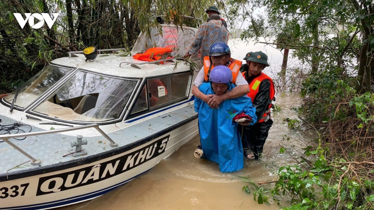 Top priority is given to evacuating and rescueing people stranded in affected areas