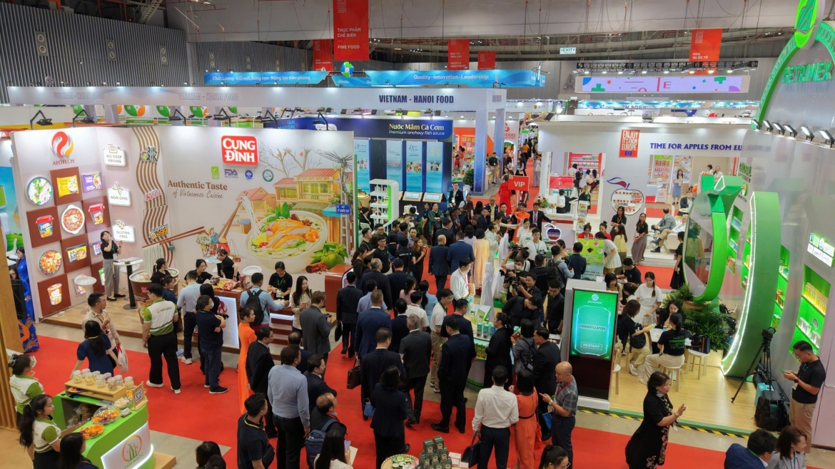 Foodexpo 2025 in HCM City draws the participation of nearly 400 enterprises worldwide (Photo: Foodexpo)