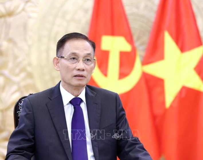 Secretary of the Party Central Committee and Minister of Foreign Affairs Le Hoai Trung. (Photo: VNA)