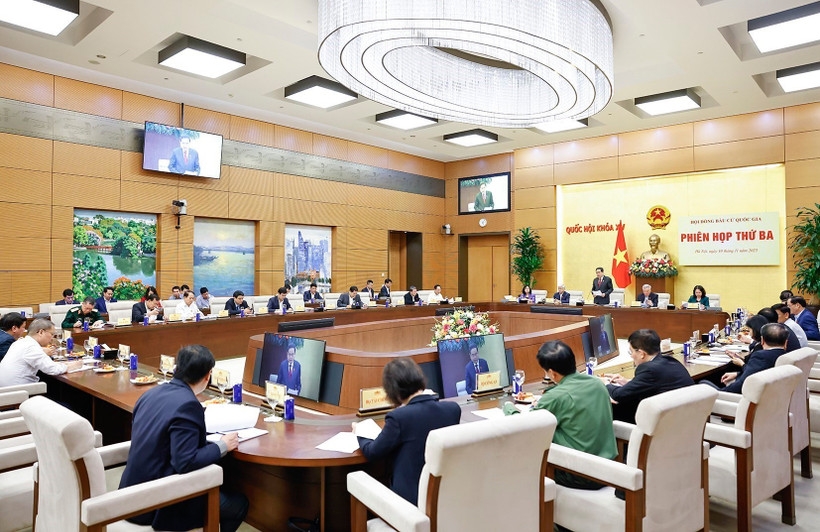 The third meeting of the National Election Council is held on November 10, 2025. (Photo: VNA)