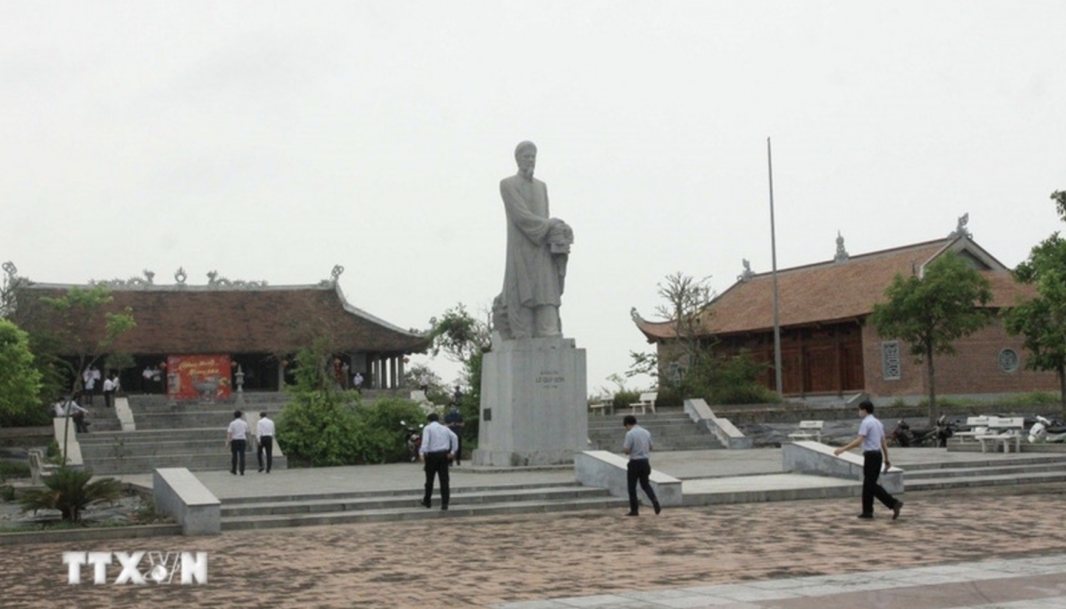 The memorial site of scholar Le Quy Don in Le Quy Don commune, Hung Yen province. (Photo: VNA)