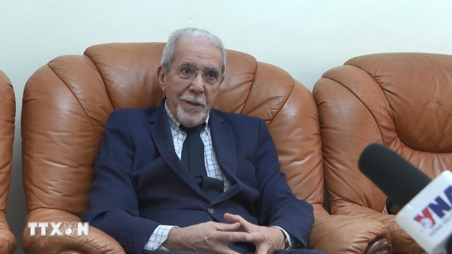 Goumiri, a leading Algerian political and economic expert, in an interview granted to the Vietnam News Agency (Photo: VNA)