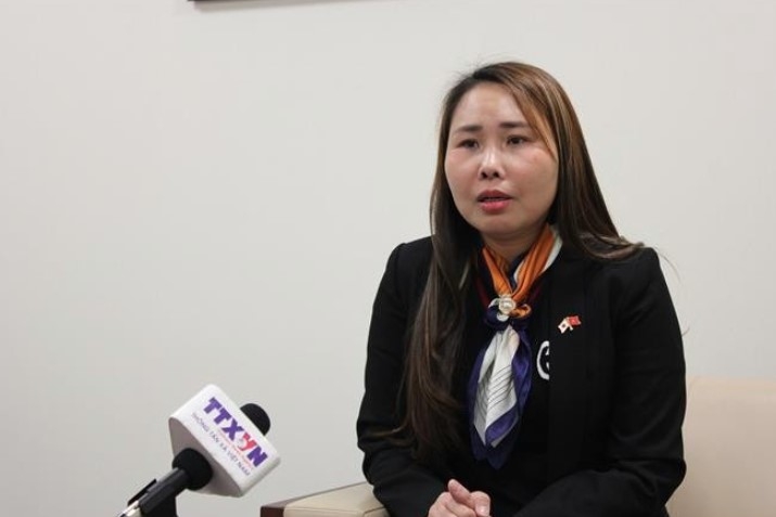 Vice Chairwoman of the Japanese Vietnamese Association and Chairwoman of the Vietnamese Association in Kansai Le Thuong (Photo: VNA)