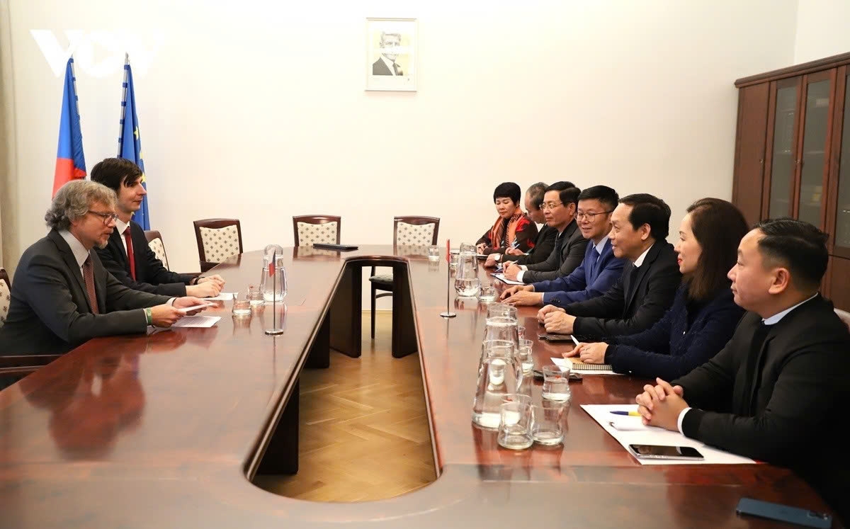 Vietnamese officials share experience in the fight against corruption with the Czech Republic at the Ministry of Jusrice in Prague on November 20