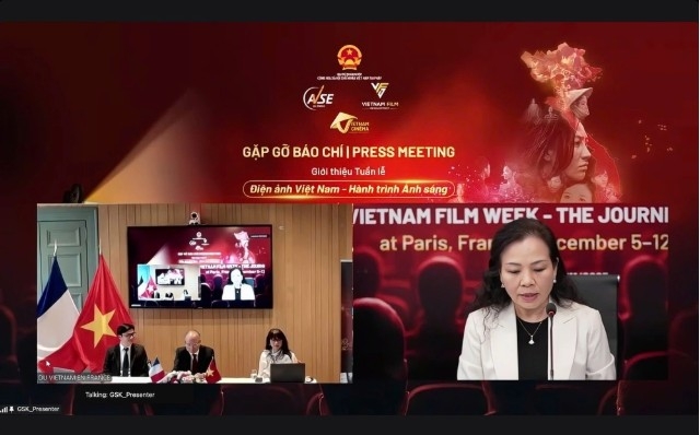 Overview of the Vietnam-France virtual meeting (Photo: thethaovanhoa.vn)