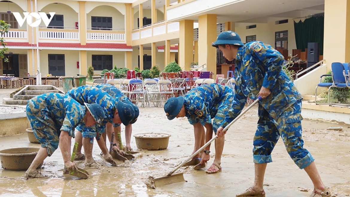 Flood recovery efforts have been intensified in flood-affected areas in the central region