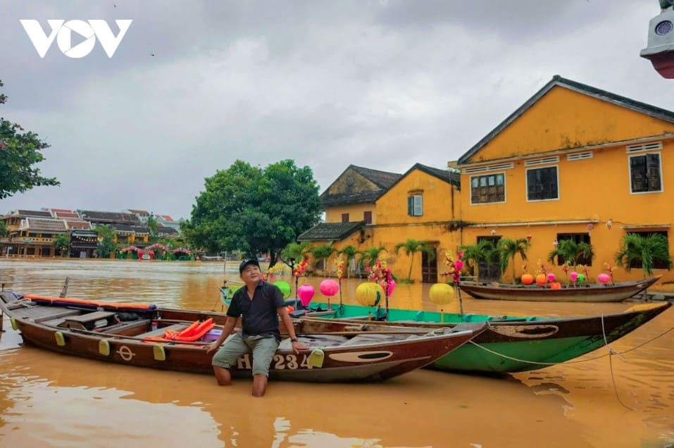 Many parts of Hoi An ancient town are heavily flooded