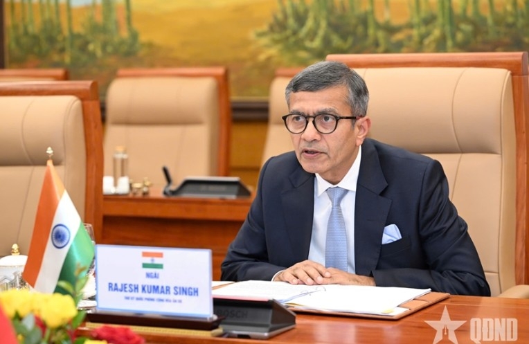  Indian Defence Secretary Rajesh Kumar Singh