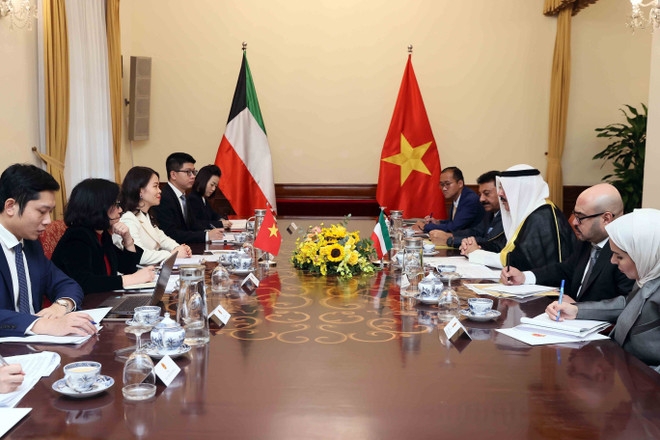 The political consultation between Vietnamese and Kuwaiti foreign ministries (Photo: VNA)