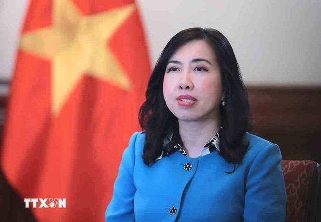 Deputy Minister of Foreign Affairs Le Thi Thu Hang